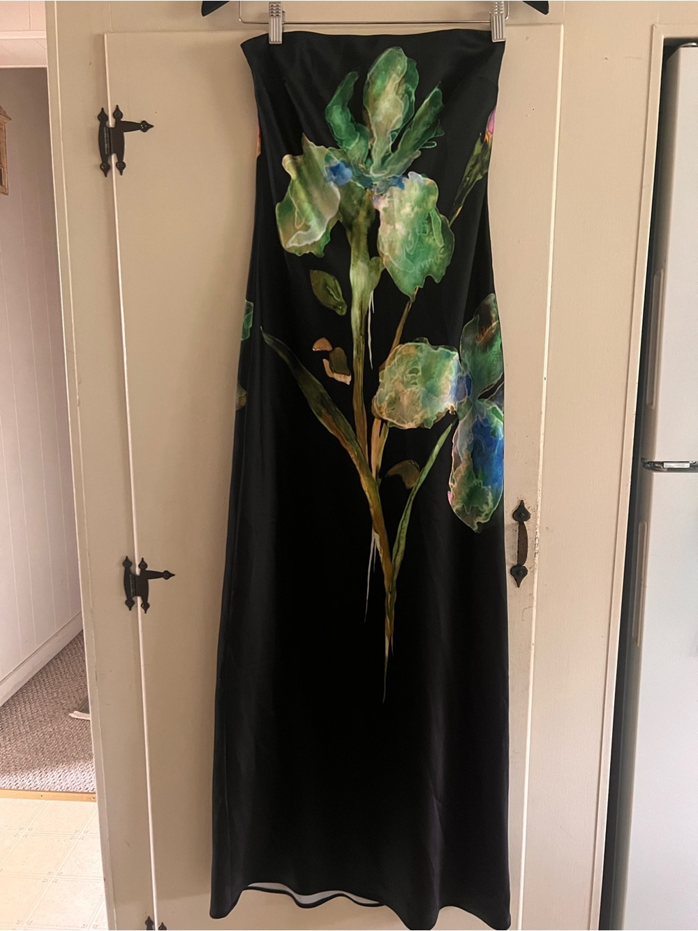 Worn once! Anthropologie long strapless dress - Picture 2 of 7